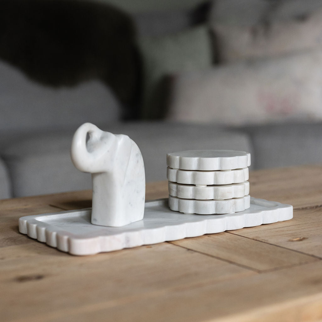 Escallop Marble Tray – Arthur Cameron Trade