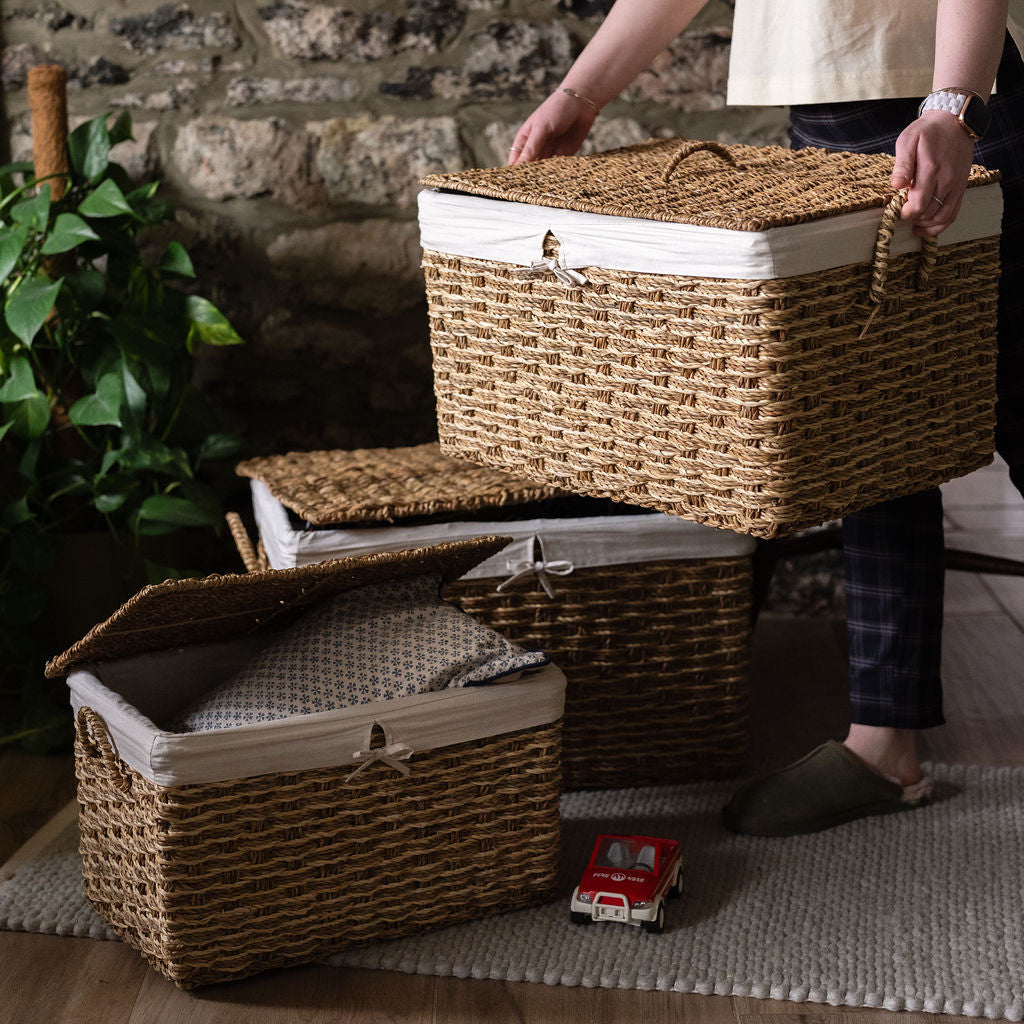 Feni Lidded Storage Basket - Nested Set – Arthur Cameron Trade