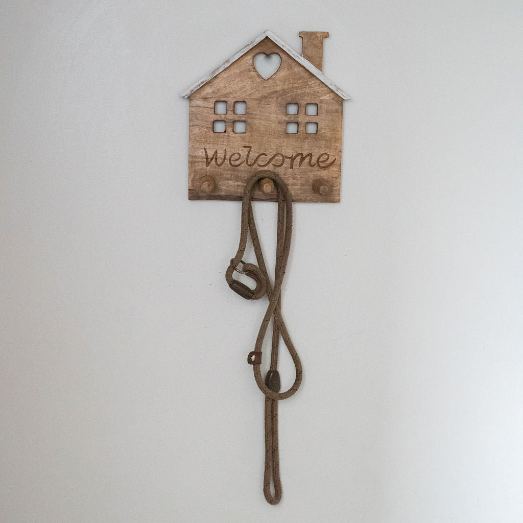 Vannes, Small Wooden Home Decorative Hanging Hook Rack – Arthur Cameron ...